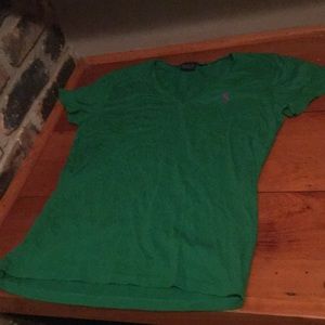 V neck Ralph Lauren polo tee